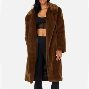 Alo faux fur trench